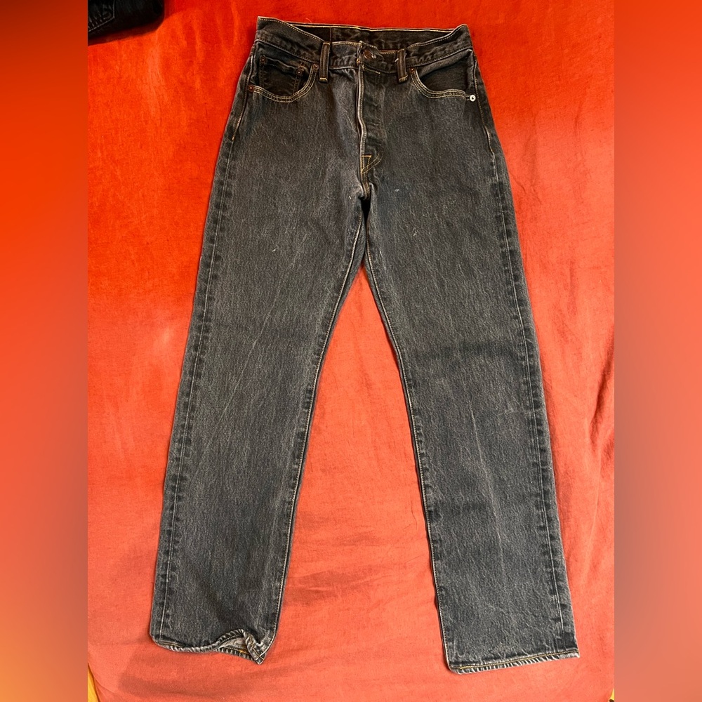 Levi's Charcoal Denim Jeans 501